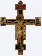 GIUNTA PISANO Crucifix sdh oil painting on canvas